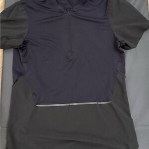 Lulu Lemon Black Short Sleeve Athletic Top